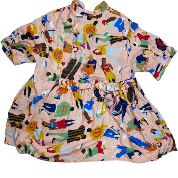 Fendi authentic oversized ruffled dress size S - Picture 13 of 16